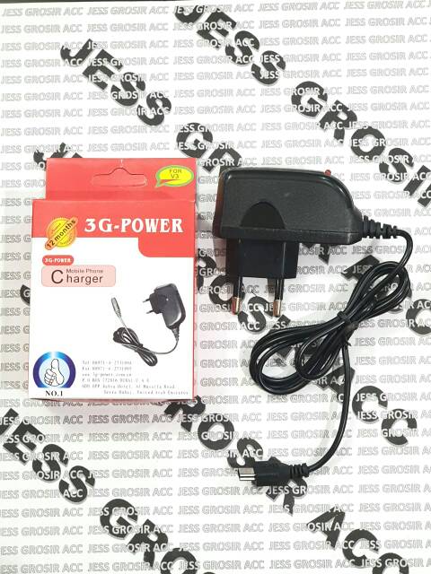 Travel Charger Jadul Cas Casan BLACKBERRY 9000 8300 8310 8320 Motorola V3 NEXIAN G900 Colokan macro