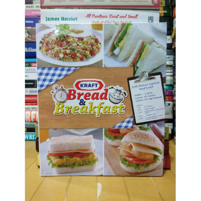 Buku kraft bread dan breakfast