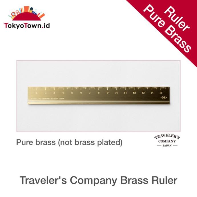 

Office & Stationery | Alat Tulis | TravelerS Company Brass Ruler Trc | Best Seller