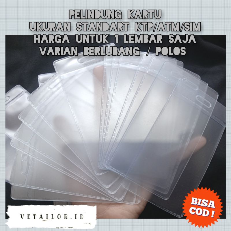 

Peelindung Kartu Ktp Sim Atm Card Holder Plastik Kartu Ktp Mika Ktp Tempat kartu dompet kartu cover ktp wadah atm pelindung atm Vetailor