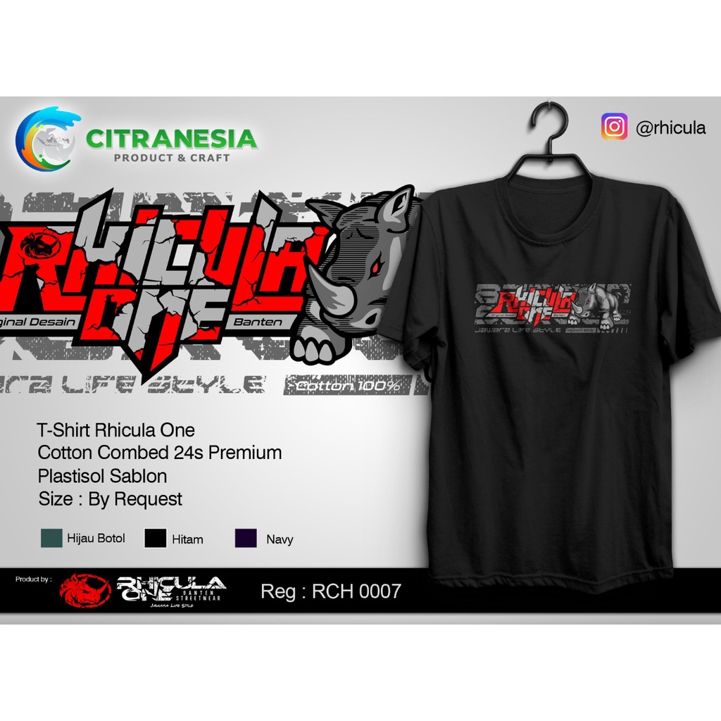 Rhicula Kaos Banten Edisi Original Rhicula