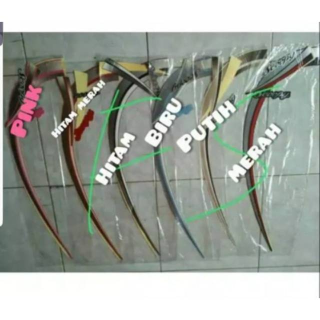 STRIPING SCOOPY 2010 2011 2012 / STICKER / LIST SCOOPY KARBU LAMA