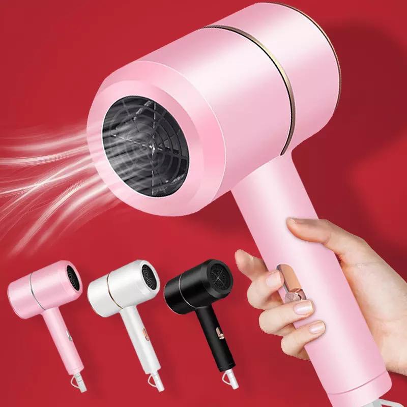 Anion Ion Hair Dryer Portable Travel Hot And Cold 2 in 1 Foldable Pengering Rambut Panas Dan Dingin