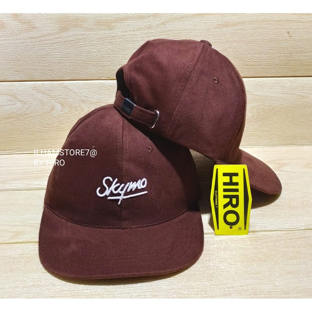 (COD)TOPI BASEBALL BORDIR SKYMO NEW MODEL/TOPI DISTRO KEREN/TOPI ORIGINAL/TOPI SANTAI