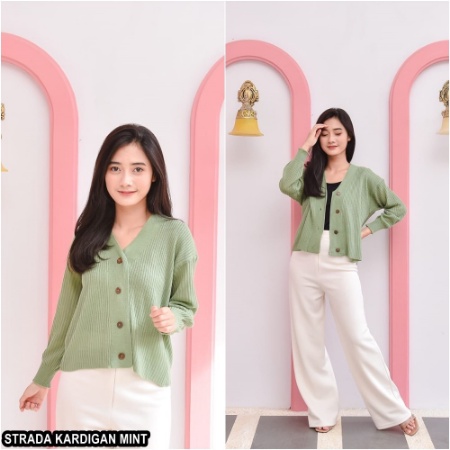 Willy Cardigan Wanita - Cardigan Rajut - Cardigan Crop - Cardigan Premium Tebal Halus