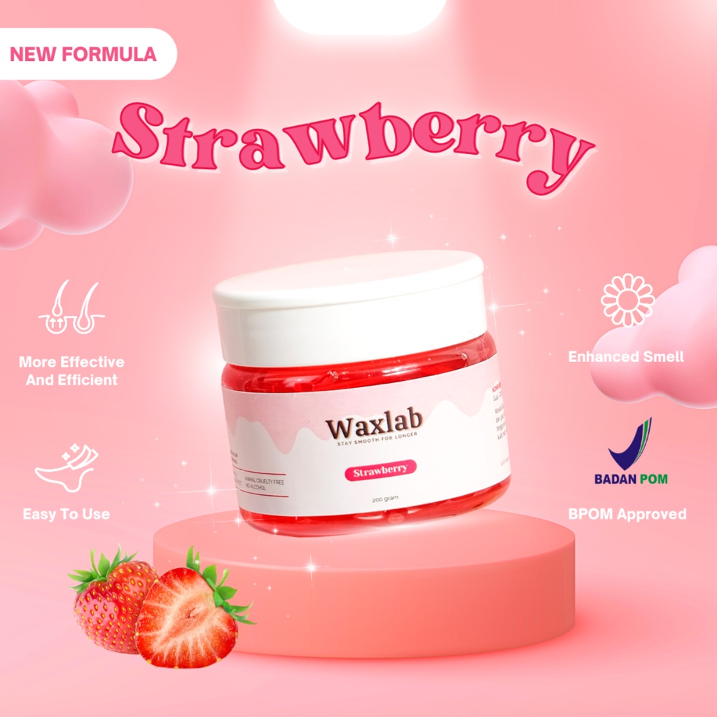 Waxlab - Sugar Wax Strawberry Waxing Kit