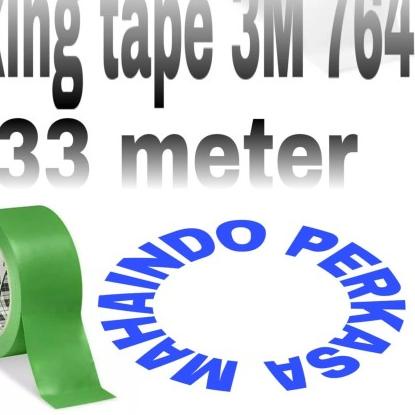 

➧ 3M Floor marking 764 / Lakban lantai (KUNING) 2" x 33 meter - Putih ✦