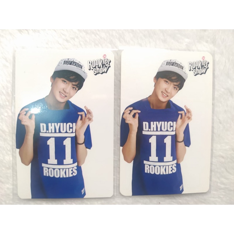 PHOTOCARD HAECHAN SM ROOKIES GLOSSY MATTE