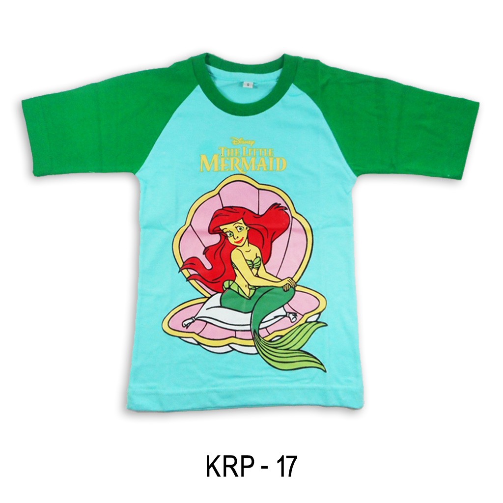 Kaos Karakter Anak Cewek Ukuran S / Kaos Atasan Anak usia 2 th / Kaos Anak Cewek (KRP)