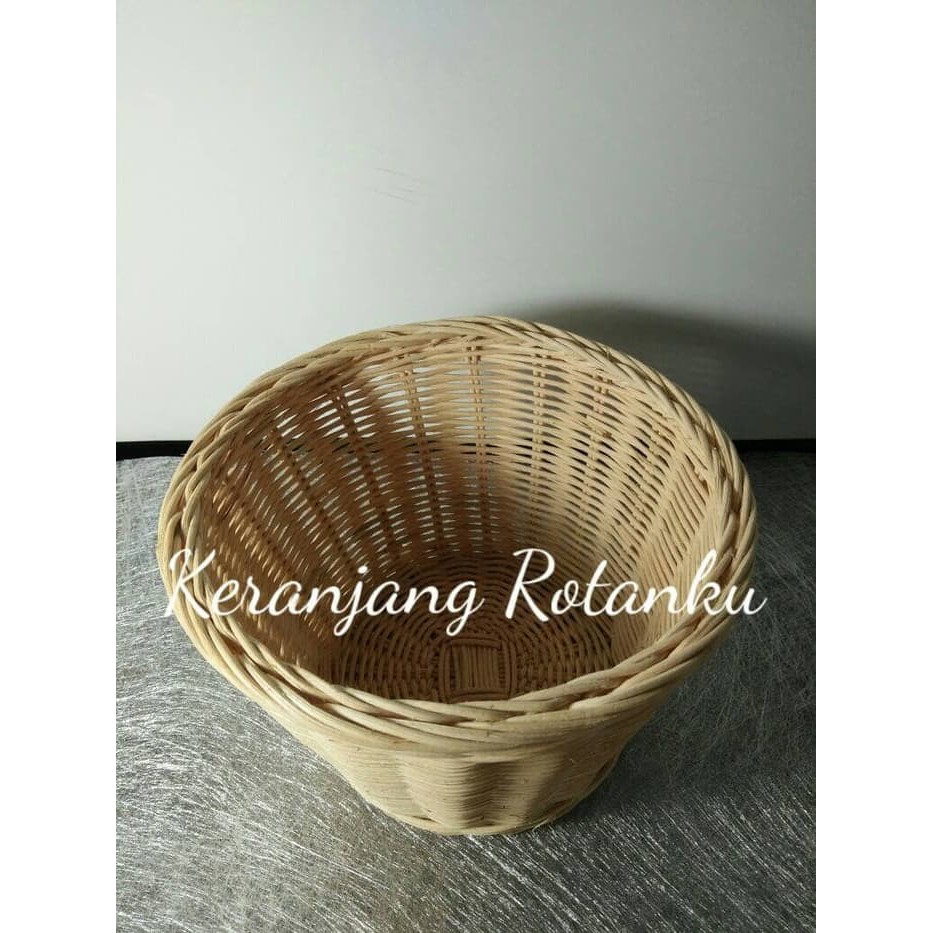 Keranjang Rotan Vas Bunga Besar