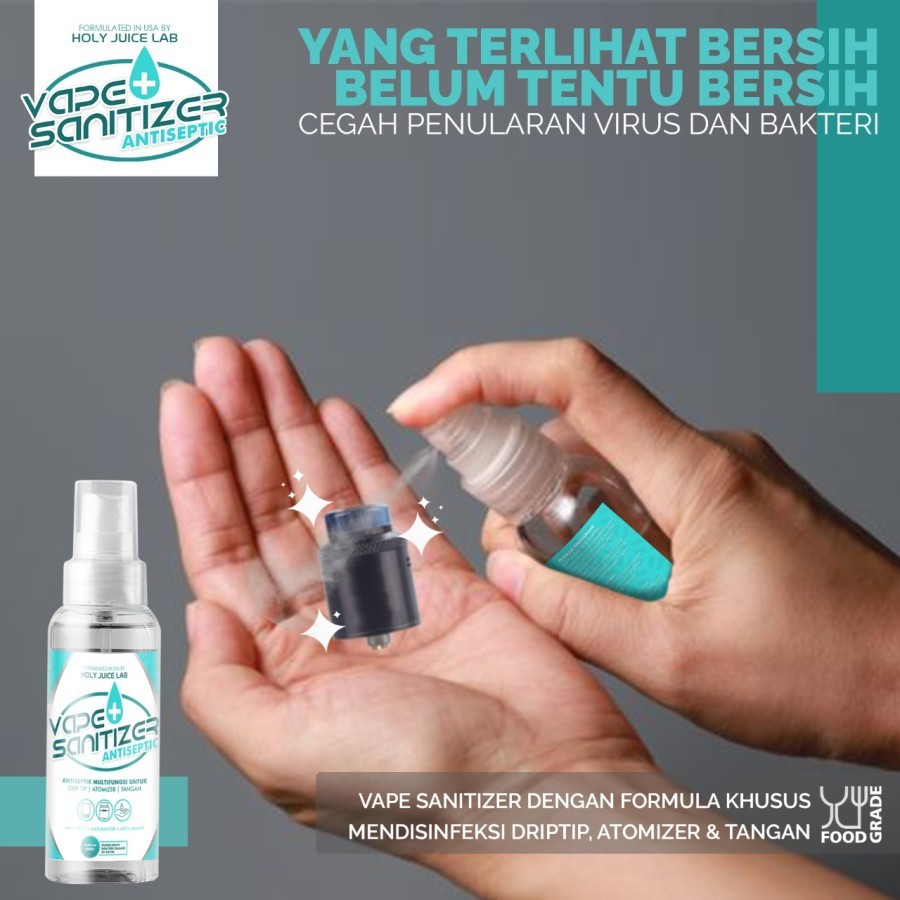 VAPE SANITIZER ATISEPTIC 60ML BY HOLY JUICE LAB