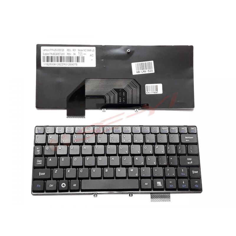 Keyboard Netbook Lenovo Ideapad S10 Dan S10E Series - Black