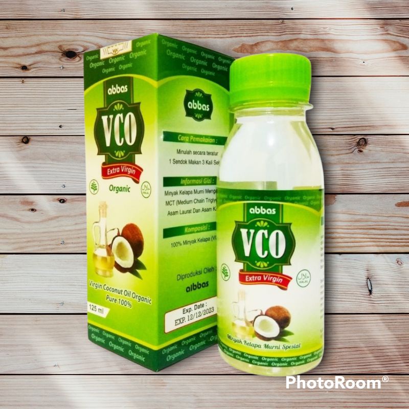 

VCO Ekstra Virgin 125ml Abbas Minyak Kelapa Organik Murni 100%