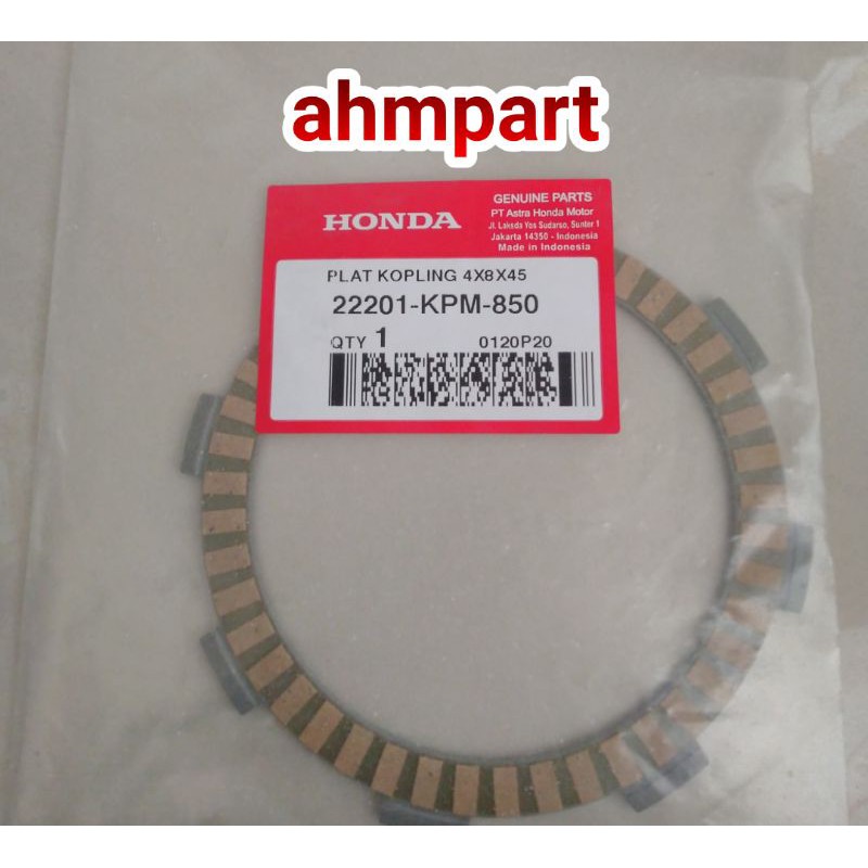 PLAT KOPLING KAMPAS KOPLING VERZA 150 22201KPM850