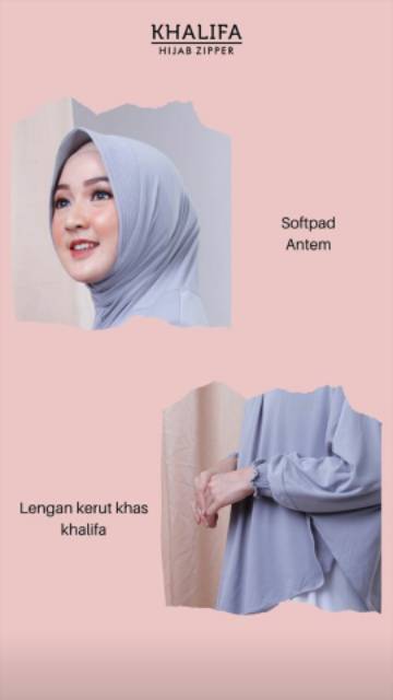 KHIMAR HAWA HIJAB TANGAN || KHALIFA