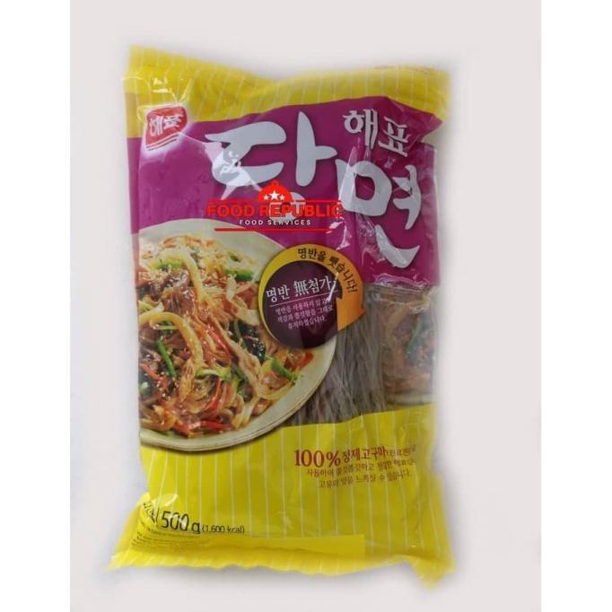 

Sajo Soun Korea / Korean Vermicelli / Dangmyeon 500 GR Japchae Halal