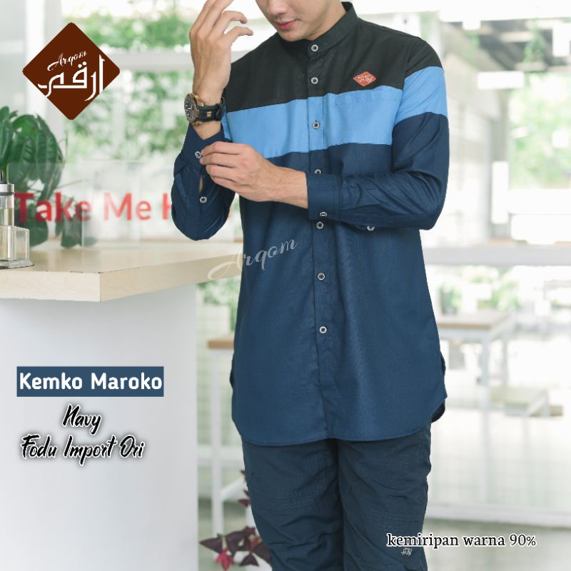 Arqom - Kurta Pakistan Original Premium Dengan Bahan Fodu Import Jahitan Rapi Tampil Elegant