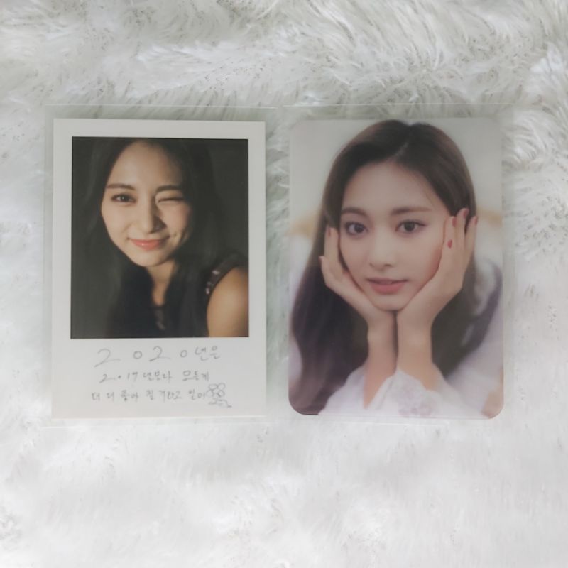 Twice DICON Japan Tzuyu TY Lucky Charm + Photocard Set Transparent PC JP D ICON Magazine Nayeon Sana