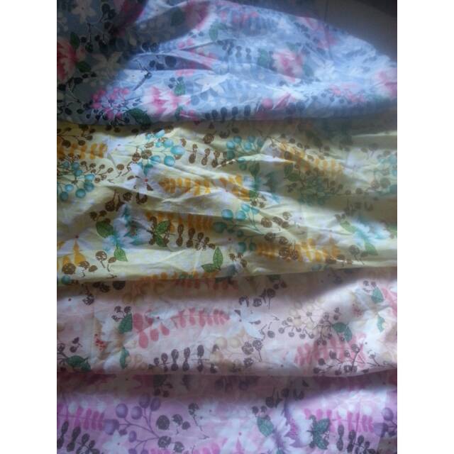 Kaen katun kiloan motif bunga OBRAL