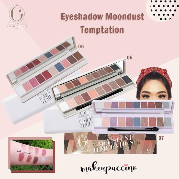 ✨LACIKOSME✨ MADAME GIE EYESHADOW - TO GO FACE PALLETE MOONDUST DRAMA QUEEN GET AWAY