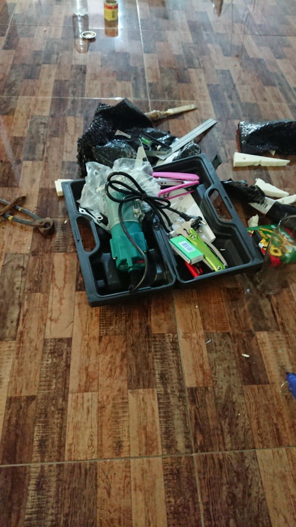 Mailtank Sh134 Wood Trimmer 6mm 1/4 Inchi Mesin Router Profil List Kayu Trimer Ruter Set