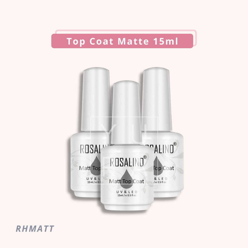 Rosalind Top Coat Matte Gel UV Nail Gel