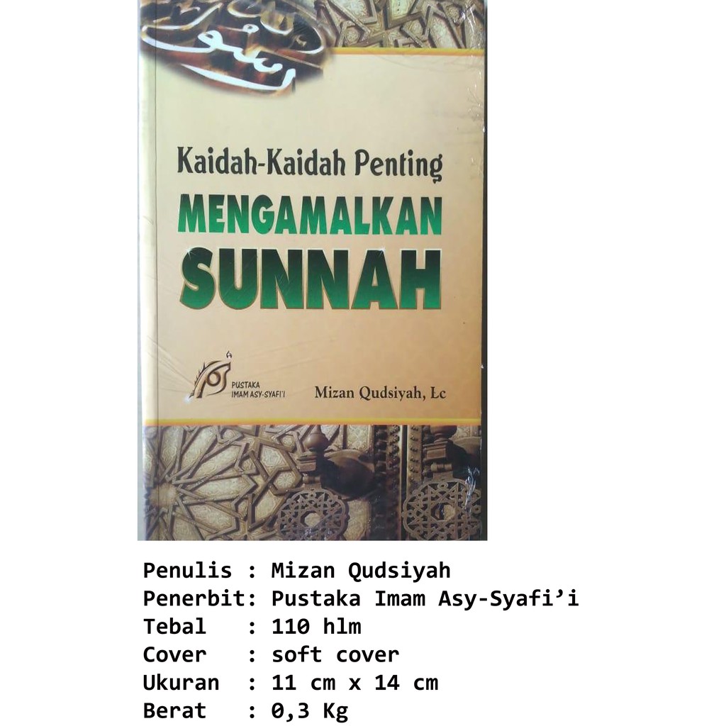 Buku kaidah-Kaidah Penting Mengamalkan Sunnah
