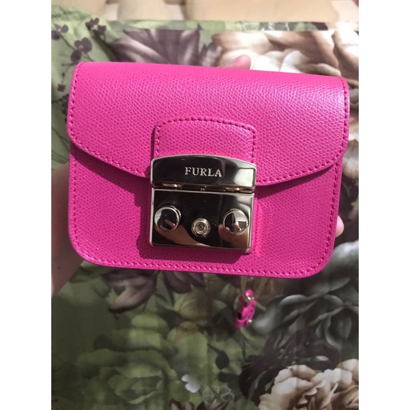 furla mini metropolis original lengkap dustbag ,paperbag, card, original no fake