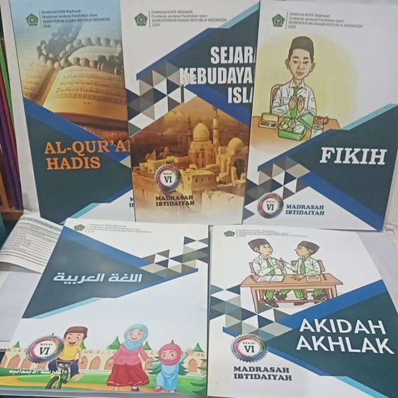 

buku satu paket madrasah ibtidaiyah kelas 6 tahun 2020 kma 183