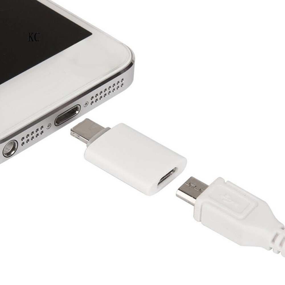 Iphone Adapter Micro USB or Type C Sambungan Conector Converter Kabel Charger Carger HP Konektor