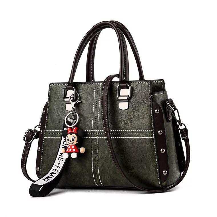 BJ42179 - BLACK/DARKPINK/GREEN/RED - TAS TOTEBAG IMPORT TERMURAH JAKARTA BQ2179 EL443 B186 B1108