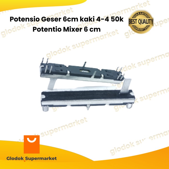 Potensio Geser 6cm kaki 4-4 50k Potentio Mixer 6 cm