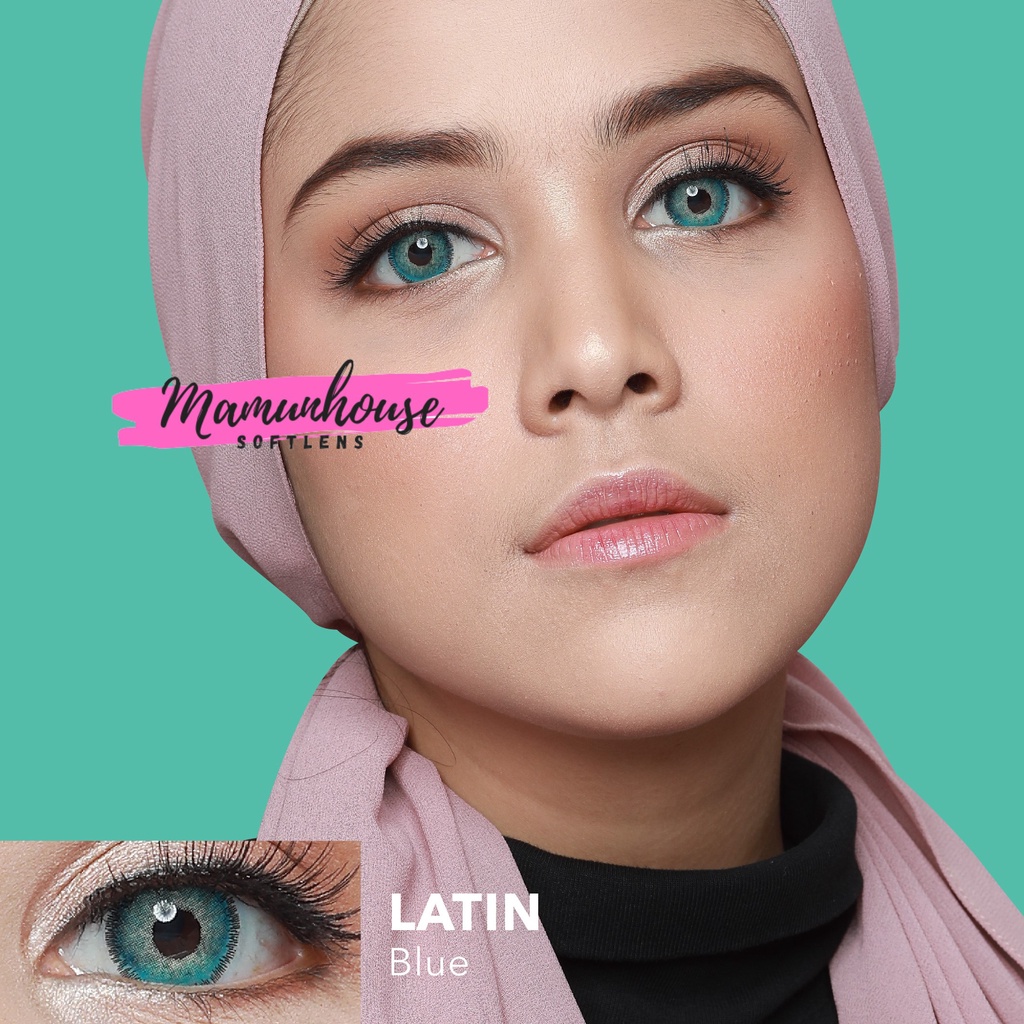 ORIGINAL Softlens Latin 3T 3 Tones Gray Grey Brown Blue Tosca Green Soft Lens Murah Minus Soflens