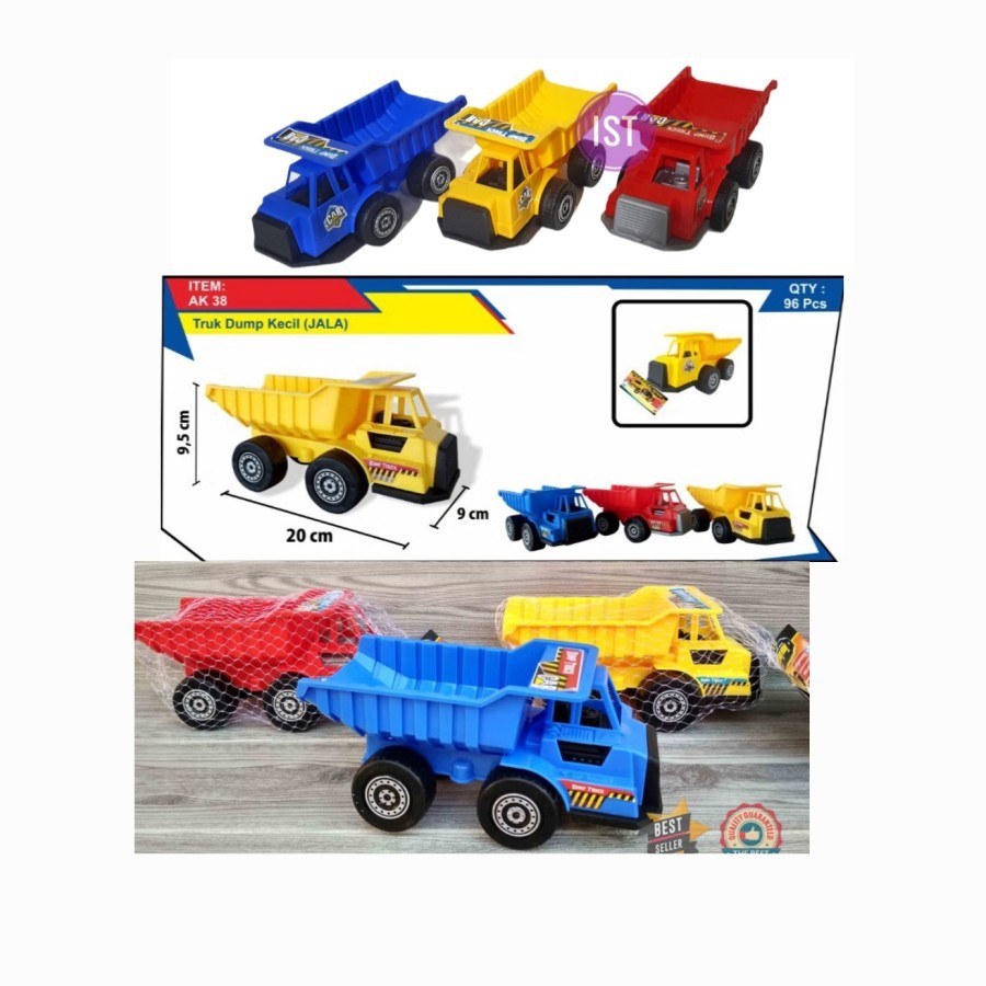 MWN Mainan Dump Truck Jala AK 38 - Mainan Truck - Mainan Truk Dump