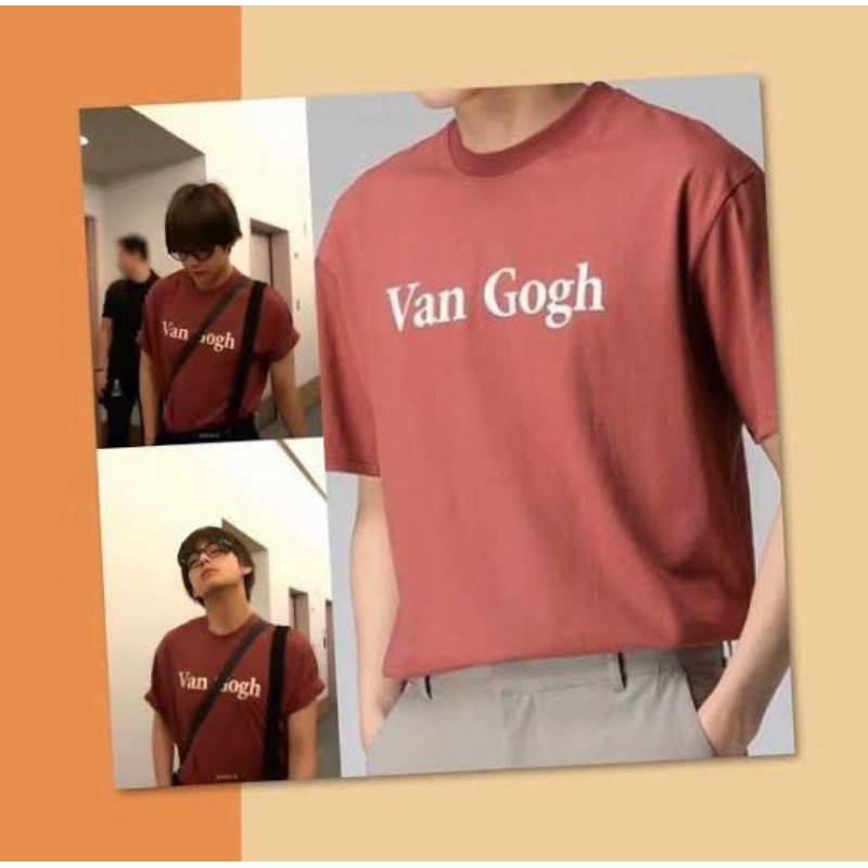 BTS V Kim Taehyung " Van gogh " / Baju Kaos BTS