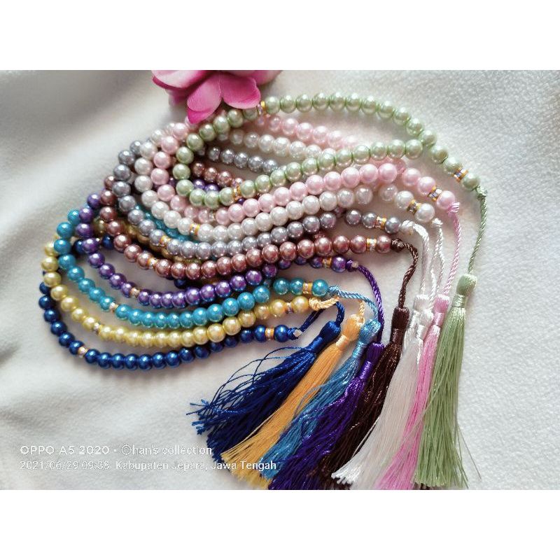 Tasbih Mutiara 33 / Tasbih Mutiara Turky / Tasbih Murah Aksesoris Muslimah Souvenir Pernikahan Tuspi