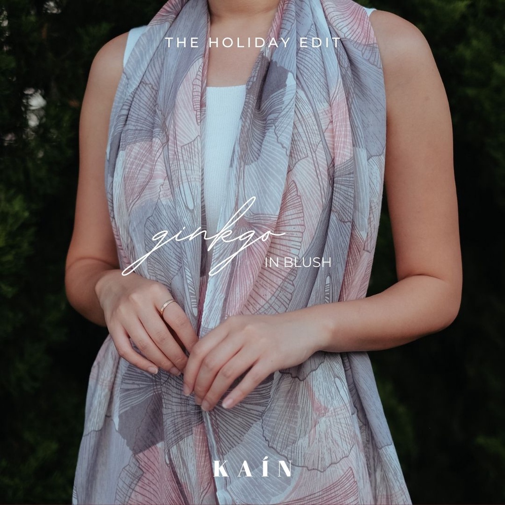 SHOPKAIN Ginkgo in Blush Shawl -  The Holiday Edit