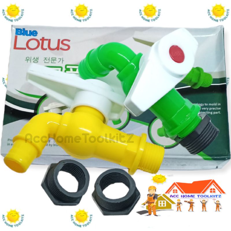 Kran Air Tembok Transparan PVC / Keran Taman Double Drat Multi 1/2 &amp; 3/4 / Gagang Engkol Sendok / Engkol Flat Engkol Topi