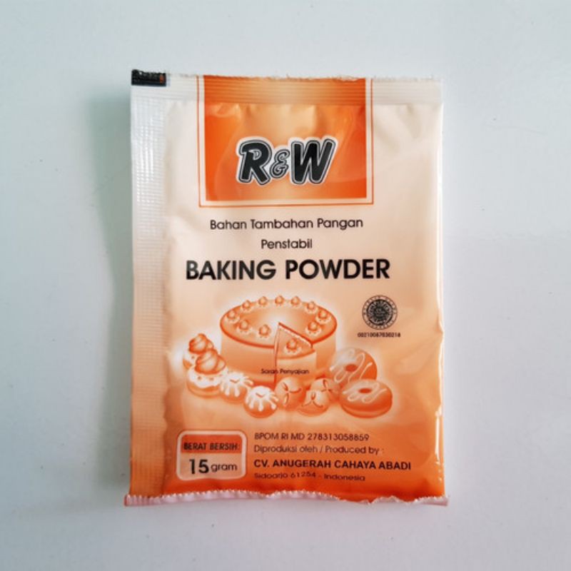 Baking Powder R&amp;W Sachet 15 Gr Eceran