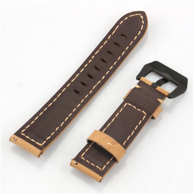 Tali Jam 22mm Watch Strap Haylou RT LS05S (BUKAN LS05)- Crazy Horse Leather Kulit