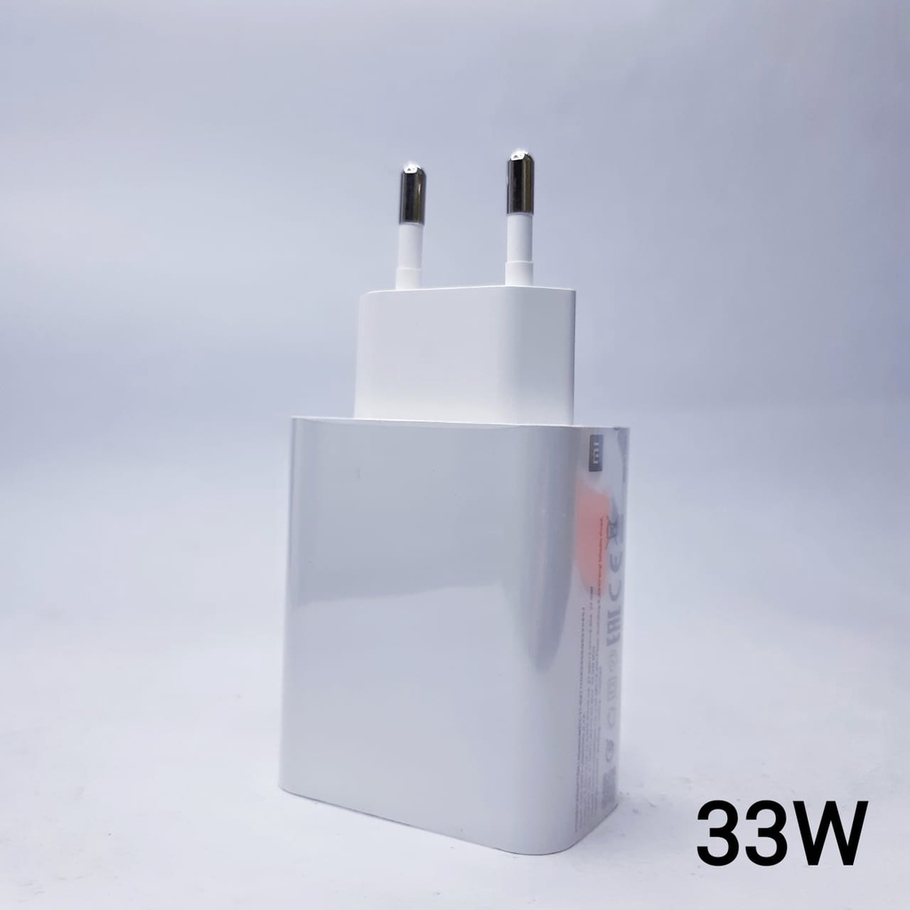 Charger Xiaomi Redmi ORIGINAL GRADE A [Jaminan kualitas bawaan pabrik]  27W 33W 55w 67W 120W Type C Turbocharge on (persentase kenaikan baterai ada sama dengan ori bawan khusus 33/55/67/120W)