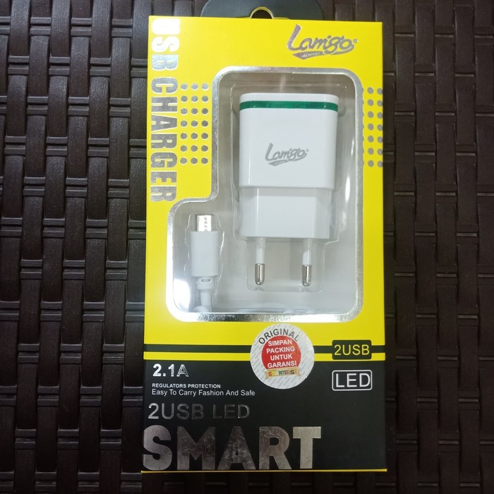 TRAVEL CHARGER LAMIGO KC-810 DUAL USB