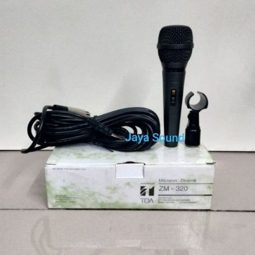 MIC TOA / MICROPHONE MIC / MICROPHONE DINAMIK KABEL TOA ZM - 320