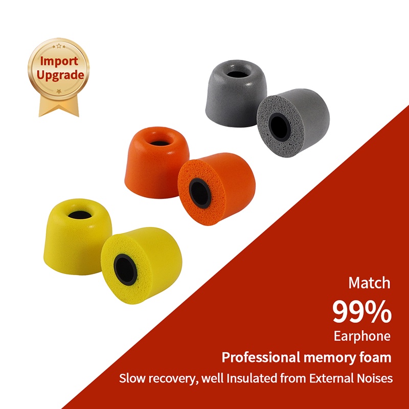 JCALLY JCEM02 Upgrade Eartips Memory Foam Eartips Premium Quality for KZ EDX Pro QKZ AK6 X Pro TRN MT1