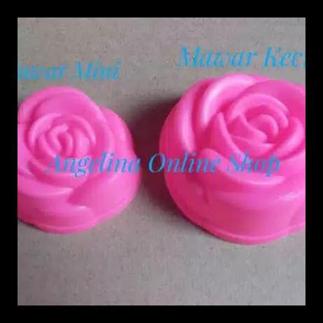 CETAKAN PUDING MAWAR/CETAKAN BUNGA MAWAR/CETAKAN BOLU - MAWAR MINI BERKUALITAS
