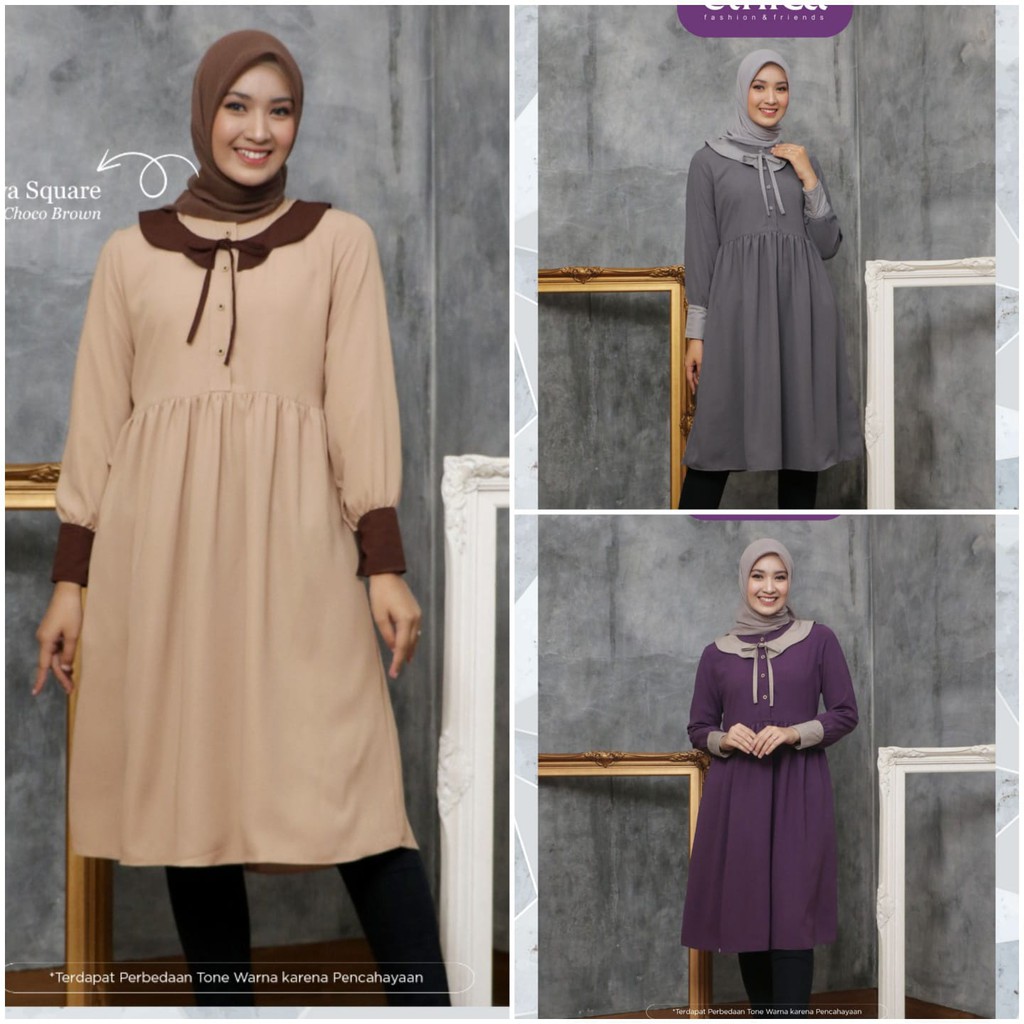 Ethica Megumi 23 /  Atasan Wanita / Tunik Wanita / Tunik Ethica Original / Atasan Muslimah / Long Tu