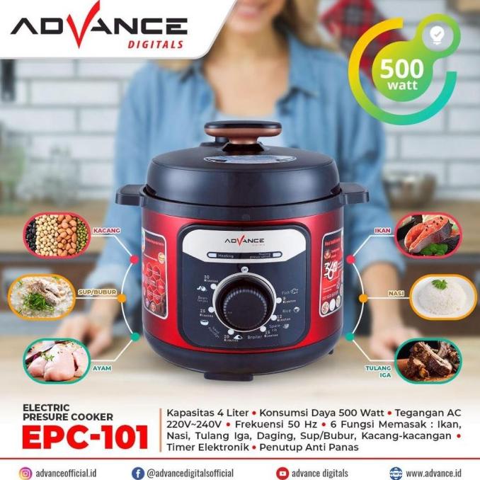 electric pressure cooker advance epc 101 epc101 presto elektrik