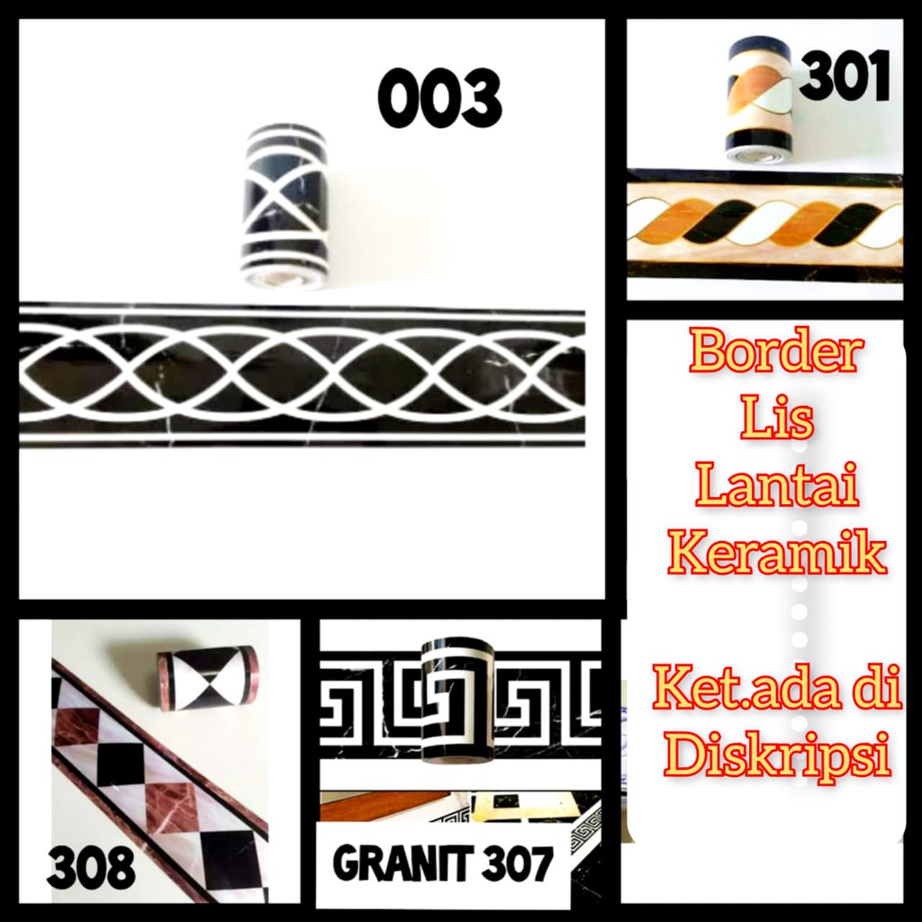 WALLPAPER LIS WALLBORDER BORDER STIKER STICKER DINDING LANTAI GRANIT KERAMIK RUANG TAMU DAPUR TANGGA