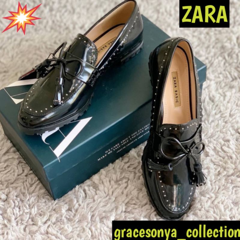 sepatu loafer wanita ZS -026 branded ori