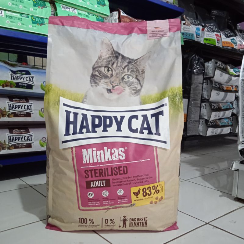 HAPPY CAT MINKAS STERILISED 10KG 10 KG / CAT FOOD